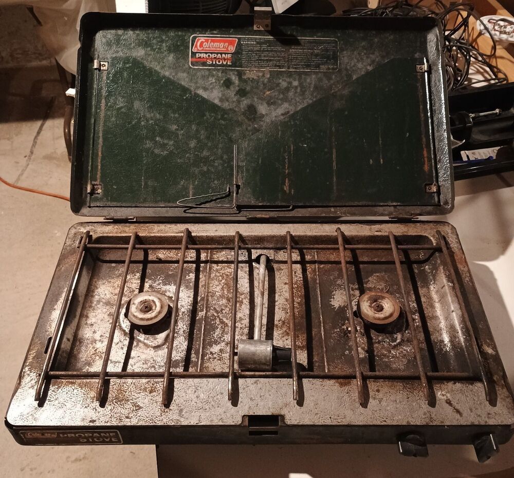 Coleman Two Burner Propane Camping Stove Grill Model # 5430B700